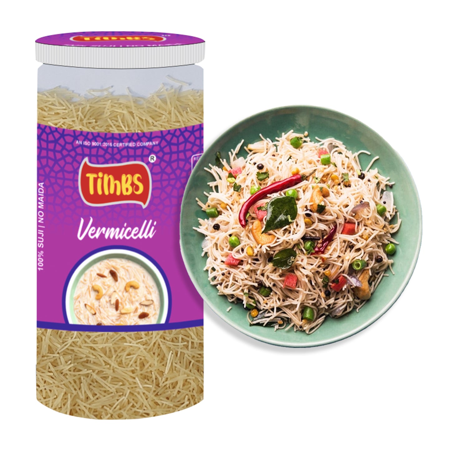 Timbs Vermicelli Plain Jar | 100% Suji | 500g