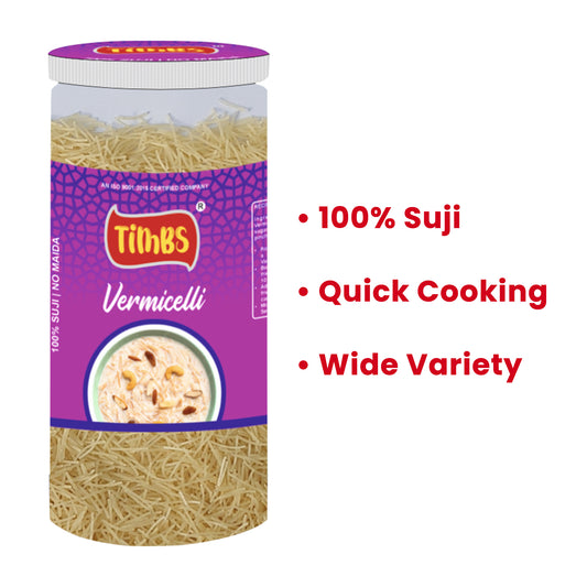 Timbs Vermicelli Plain Jar | 100% Suji | 500g