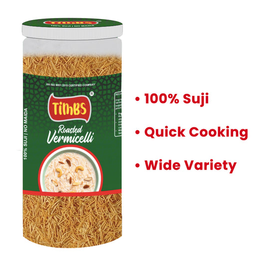 Timbs Vermicelli Roasted Jar | 100% Suji | 500g