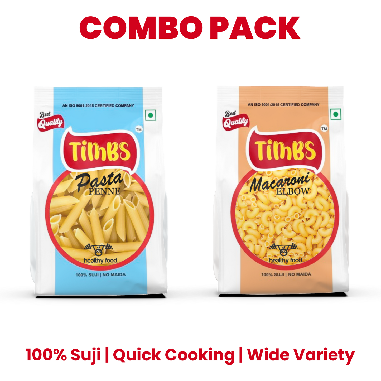 Timbs Everyday Suji Pasta Duo - Macaroni & Penne
