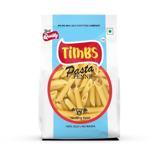 Timbs Penne Pasta | 100% Suji | Boils in 7 Mins | 450g